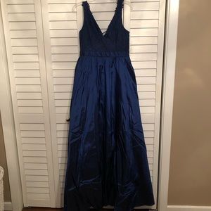 Navy Blue Formal Gown